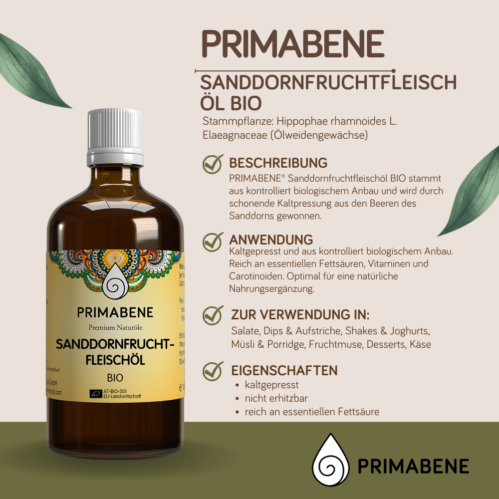 Bild von Sanddornfruchtfleischöl Bio